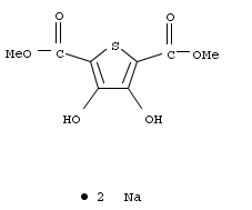 2,5-Thiophenedicarboxylic acid, 3,4-dihydroxy-, 2,5-dimethyl ester, sodium salt (1:2)